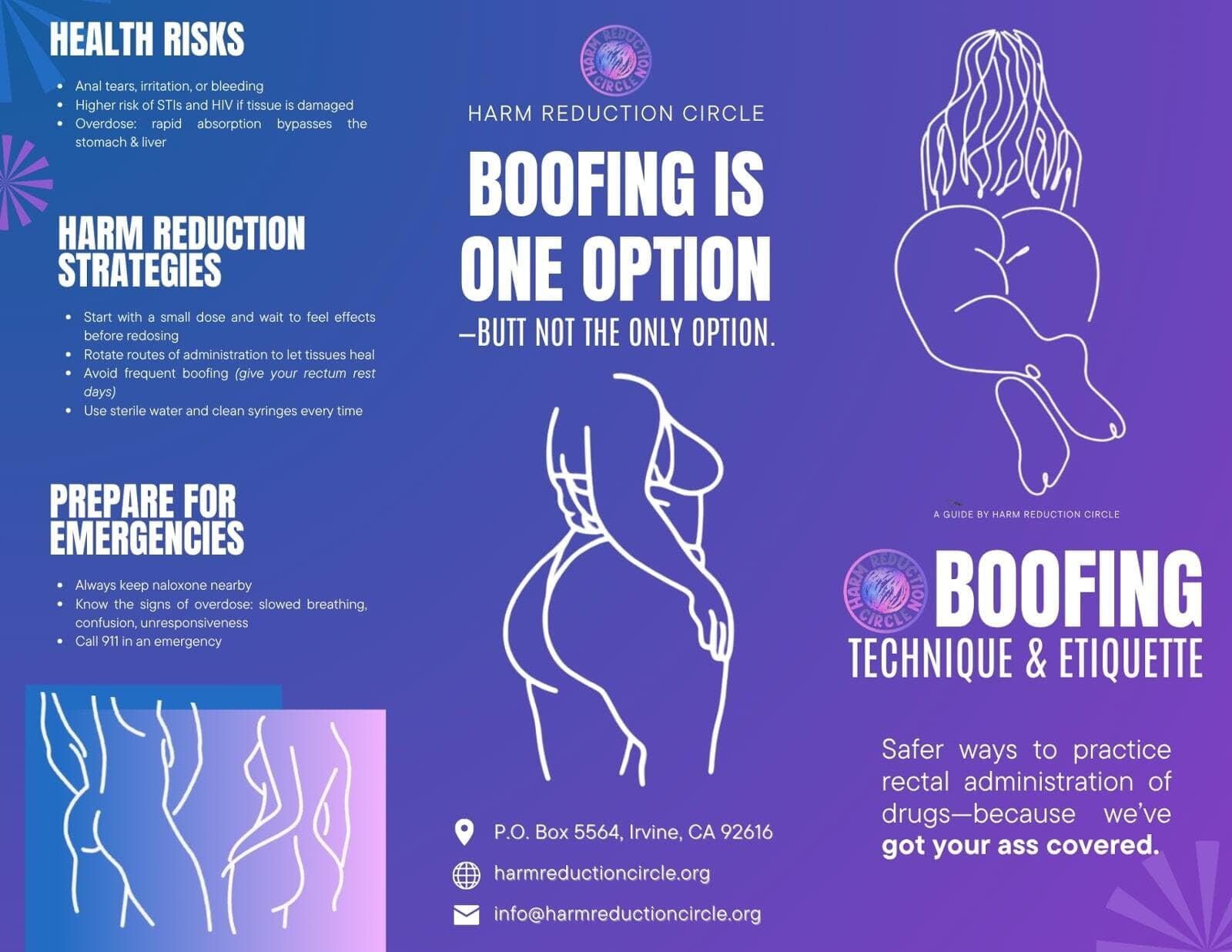 Printed Materials: Boofing Technique & Etiquette