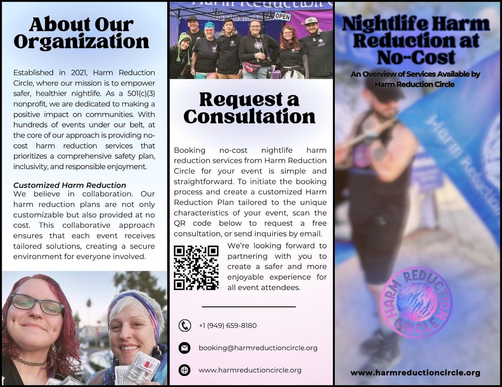Printed Materials: Nightlife Harm Reduction at No-Cost